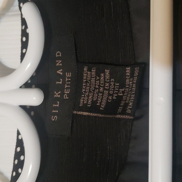 100% silk cropped blazer - Picture 5 of 7